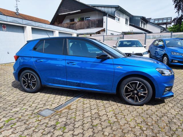 Skoda Fabia Monte Carlo 150 PS DSG Automatik ACC Tot-Winkel Spurf&uuml;hrung LED Scheinwerfer Tempomat Einparkhilfe vorne & hinten R&uuml;ckfahrkamera 2-Zonen Klimaautomatik Kessy Alufelgen Zweifarben Lackierung 