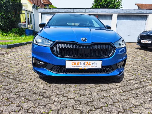 Skoda Fabia Monte Carlo 150 PS DSG Automatik ACC Tot-Winkel Spurf&uuml;hrung LED Scheinwerfer Tempomat Einparkhilfe vorne & hinten R&uuml;ckfahrkamera 2-Zonen Klimaautomatik Kessy Alufelgen Zweifarben Lackierung 