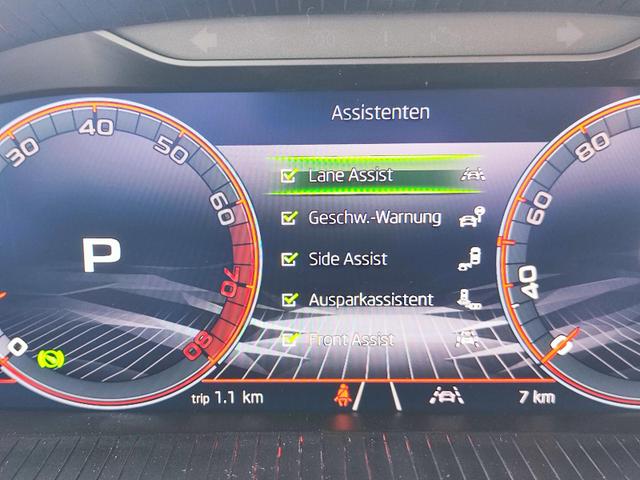 Skoda Fabia Monte Carlo 150 PS DSG Automatik ACC Tot-Winkel Spurf&uuml;hrung LED Scheinwerfer Tempomat Einparkhilfe vorne & hinten R&uuml;ckfahrkamera 2-Zonen Klimaautomatik Kessy Alufelgen Zweifarben Lackierung 