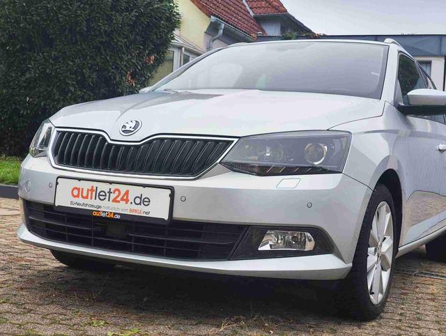 Skoda Fabia Combi 1.2TSI 90PS Tempomat Einparkhilfe v+h Sitzheizung Klimaautmatik SmartLink Android Auto Apple CarPlay Alufelgen mit Ganzjahresreifen Licht und Regensensor Bluetooth Freisprecheinrichtung 
