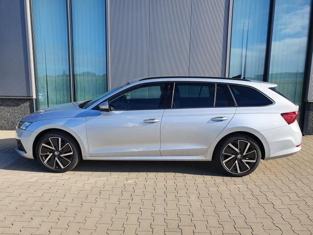 Skoda Octavia Combi - "Ambition" (6) 1.5 TSI 150PS Silber-Metallic, Sitzheizung, Elektr. Heckklappe, 18" Alu Vega Aero schwarz, SunSet, Parksensoren vo/hi, Kessy Full, Alarm, Reserverad, LED-Scheinwerfer, DAB, R&uuml;ckfahrkamera, Climatronic, Tempomat, Smart Link, Lederlenkrad