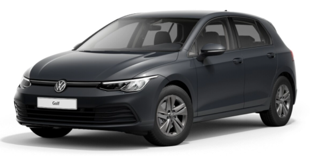 Volkswagen Golf - "Life" (14) 1.5 TSI 150PS, Delfin-Grau Metallic, Winterpaket, 16" Alu, LED-Scheinwerfer, Parksensoren vo/hi, Climatronic, ACC, Digitales Cockpit, Multifunktions-Lederlenkrad, App-Connect, Radio Composition 8,25", Reserverad, Lane Assist