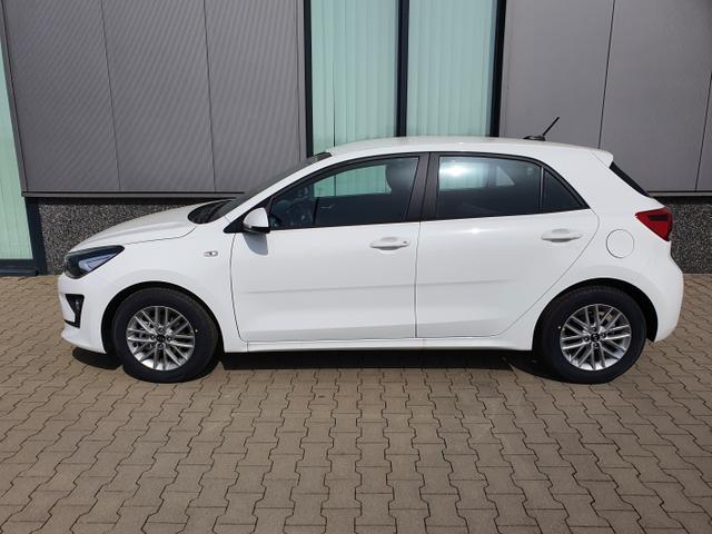 Kia Rio - "Extra" (2) INKL. ZUS&Auml;TZLICH 4 WINTERREIFEN ! 1.2 MPi 84PS Clear-White, 15" Alu auf Sommerbereifung, Lederlenkrad, Parksensoren hinten, R&uuml;ckfahrkamera, Radio 8"AppleCarPlay (Navigation &uuml;ber Smartphone), Klimaanlage, Alarm, Reserverad, Lichtsensor