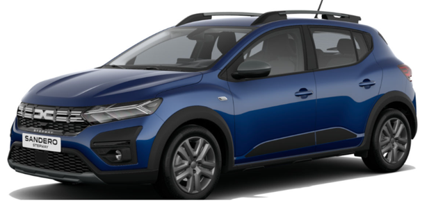 Bestellfahrzeug, konfigurierbar Dacia Sandero - "Sandero STEPWAY Essential" (8) 1.0 TCe 100 ECO-G (LPG/Benzin), Klimaanlage, Dachreling, Tempomat, Media Control/DAB/Bluetooth, Zentralverriegelung mit Fernbedienung, Elektrische Fensterheber vorne