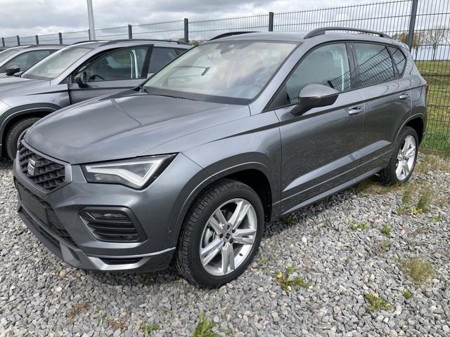 Lagerfahrzeug Seat Ateca - "FR" (2) 1.5 TSI 150PS, Grau-Met, 5 Jahre Garantie, ANHÄNGERKUPPLUNG, 18"Alu, Climatronic, SunSet, FULL-LED, KESSY, Winterpaket, Elektr. Heckklappe, Parksensoren vo/hi, Rückfahrkamera, Beheizte Frontscheibe, NAVI 9,2", Alarm, Digital Cockpit, ACC-Tempomat
