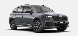 Skoda III Kamiq - Monte Carlo 1.0 TSI 110PS DSG/AUTOMATIK, 3 Jahre Garantie, 17" Alu, FULL-LED-Scheinwerfer, Panoramadach, Climatronic, Parksensoren vorne/hinten, Rückfahrkamera, SunSet, Armlehne vorne, Sport-Lederlenkrad, Radio Bolero 8"/Bluetooth/DAB, SmartLink, Dachreling