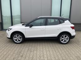SEAT Arona      FR 1.0 TSI 110PS, 5J. Garantie, Candy-Weiß/Dach schwarz,17" Alu, KESSY, Climatronic, Winter-Paket, Parklenkassistent, Parksensoren vo/hi, Rückfahrkamera, ACC/Tempomat, Radio 8,25"/Bluetooth, Full Link (Navi über Handy), M-Lederlenkrad, Armlehne, LED  