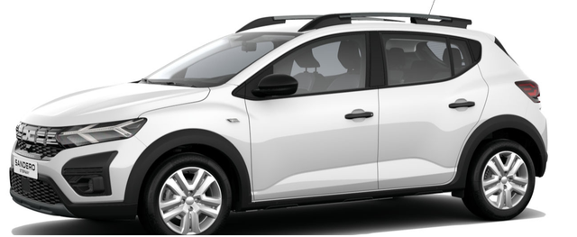 Dacia Sandero Stepway - Essential 1.0 TCe 90, Klimaanlage, LED-Scheinwerfer, Radio/DAB/Bluetooth, Tempomat, Dachreling, Elektr. Fensterheber vorne, Zentralverriegelung mit Fernbedienung Bestellfahrzeug frei konfigurierbar