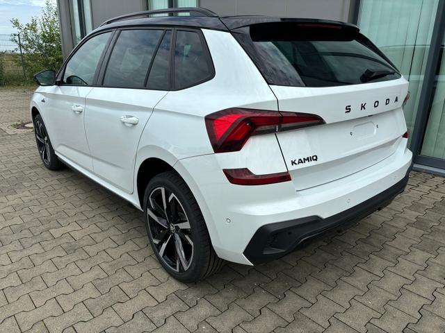 Skoda Kamiq Top Selection 1.0 TSI 115PS, 16"-Leichtmetallräder, Climatronic, Sitzheizung, Parksensoren hinten, SunSet, LED-Scheinwerfer, Tempomat, Infotainment 8", SmartLink (Navi-Funktion über Smartphone), M-Lederlenkrad beheizt, Virtual Cockpit Nebelscheinwerfer, Dachrelin 