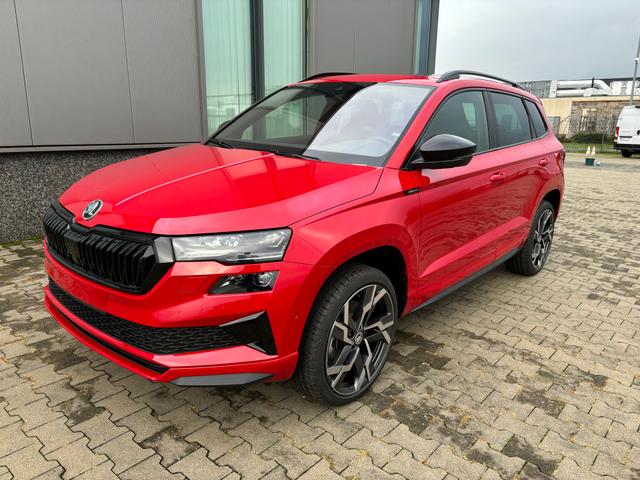 Skoda Karoq Sportline Angebot f. Menschen mit Behinderung ab 50 %! 1.5 TSI 150PS DSG, 18" Alu, Matrix-LED-Scheinwerfer, Parksensoren vo/hi, Panorama-Kamera, Tempomat, Toter-Winkel, NAVIGATION, Canton-Sound, KESSY, Elektr. Heckklappe, Sitzheizung Frontscheibe beheizt 