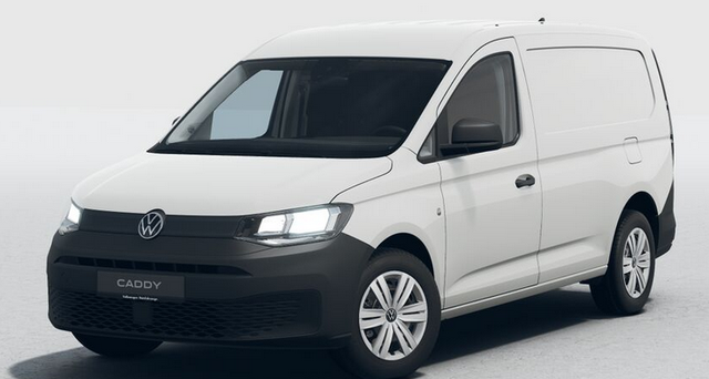 Volkswagen Caddy Cargo - Maxi 2.0 TDI 102PS, Parksensoren hinten, Tempomat, Radio Composition 10", Schiebetüre rechts, Heckflügeltüren, Zentralverriegelung mit Fernbedienung