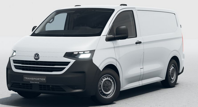 Volkswagen T7 Kastenwagen - Transporter LIEFERUNG KOSTENLOS! 2.0 TDI 150PS, Weiß, 2-Zonen-Klimautomatik, M-Lederlenkrad, Anhängerkupplung, Parksensoren vorn/hinten, Rückfahrkamera, Frontscheibe beheizbar, Ganzjahresreifen, Sitzpaket 46 (inkl. Sitzheizung), Reserverad, 70l Tank, Laderaumpaket