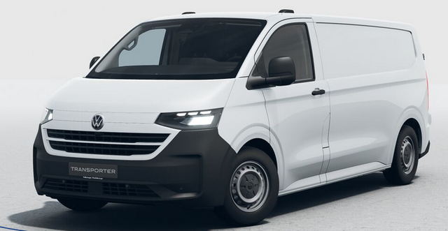 Volkswagen T7 Kastenwagen - Transporter LIEFERUNG KOSTENLOS! 2.0 TDI 170PS AUTOMATIK LANG, Weiß, HECKFLÜGELTÜREN, 2-Zonen-Klimautomatik, M-Lederlenkrad, Anhängerkupplung, Parksensoren vorn/hinten, Rückfahrkamera, Frontscheibe beheizbar, Ganzjahresreifen, Sitzpaket 46 (inkl. Sitzheizung), Reserverad, 70l Tank