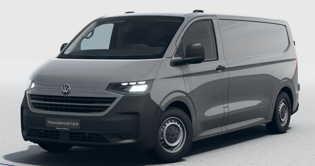 Volkswagen T7 Kastenwagen Transporter LIEFERUNG KOSTENLOS! 2.0 TDI 170PS AUTOMATIK LANG, Grau, HECKFLÜGELTÜREN, 2-Zonen-Klimautomatik, M-Lederlenkrad, Anhängerkupplung, Parksensoren vorn/hinten, Rückfahrkamera, Frontscheibe beheizbar, Ganzjahresreifen, Sitzpaket 46 (inkl. Sitzheizung), Reserverad, 70l Tank 