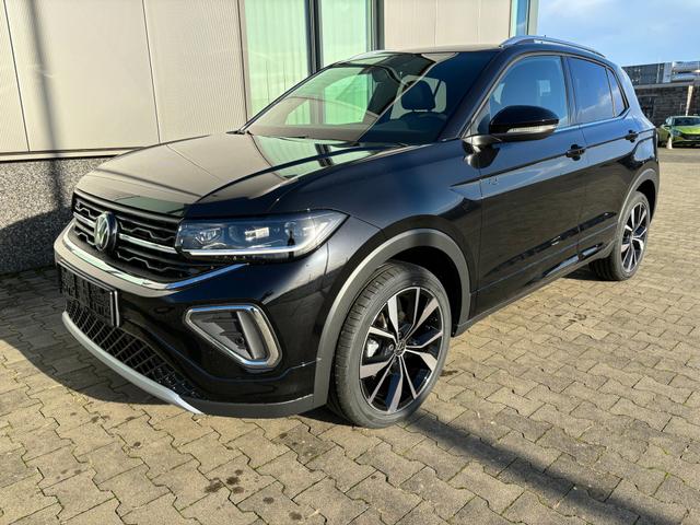 Volkswagen T-Cross R-Line Limited 1.0 TSI 115PS DSG/AUTOMATIK, Schwarz-Metallic, NAVIGATION, Climatronic, Sitzheizung, 18" Alu, MATRIX-LED-Scheinwerfer, Adaptiver Tempomat ACC, Parksensoren vo/hi, Kamera, Keyless, Abgedunkelte Scheiben, Sicht-Paket, Wireless App-Connect, M-Lederlenkrad 