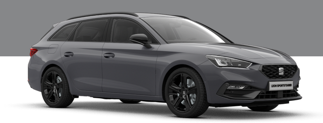 Seat Leon Sportstourer FR Black Edition 2.0 TDI 150PS DSG, 5J Garantie, 18" Alu schwarz, Winterpaket, Alarm, 3-Zonen-Climatronic, Abgedunkelte Scheiben, Park Assistent, Rückfahrkamera, Parksensoren vorn/hinten, Sportsitze, Media System PLUS 10,4"/Bluetooth + Full Link, Adaptiver Tempomat 