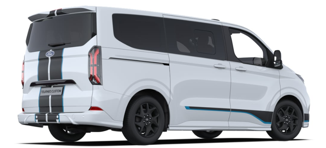 Ford Tourneo Custom Sport 2.0 TDCi 170PS AUTOMATIK ALLRAD L1H1, 5J Garantie, 8 Plätze, 17" Alu, Schiebetüre re+li, Teil-Kunstlederpolster + Sitzheizung, 3-Zonen-Klimautomatik, Alarm, Privacy-Glas, Parksensoren v/h, Rückfahrkamera, LED-Scheinwerfer, Keyless, Beh. Frontscheibe 