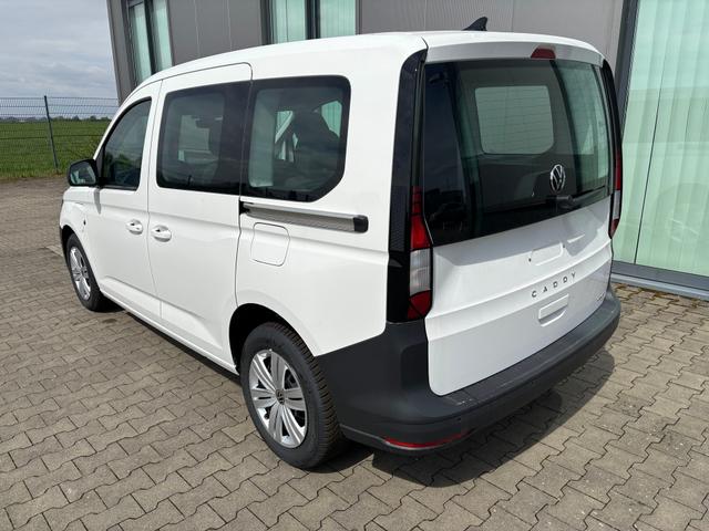 Volkswagen Caddy Style 1.5 TSI 115PS DSG (AUTOMATIK) PLUG-IN-HYBRID MAXI 7-Sitzer LANGER RADSTAND, 17" Alu, Dachreling, Climatronic, Parksensoren vorn/hinten, Rückfahrkamera, Privacy-Glas, LED-Scheinwerfer, Tempomat, Schiebetüre rechts und links, Heckklappe, Radio Ready2Disco 