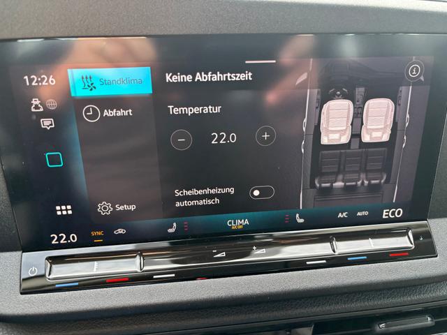 Volkswagen Caddy Style 1.5 TSI 115PS DSG (AUTOMATIK) PLUG-IN-HYBRID MAXI 7-Sitzer LANGER RADSTAND, 17" Alu, Dachreling, Climatronic, Parksensoren vorn/hinten, Rückfahrkamera, Privacy-Glas, LED-Scheinwerfer, Tempomat, Schiebetüre rechts und links, Heckklappe, Radio Ready2Disco 