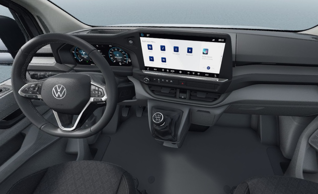 Volkswagen T7 Kombi Basis 2.0 TDI 170PS AUTOMATIK, 1-Zonen-Klimaautomatik, Parksensoren hinten, Privacy-Glas, 70l-Tank, Radio 13" + Wireless App-Connect, Tempomat, Digitales Cockpit, Keyless Start, Schiebetüre rechts 