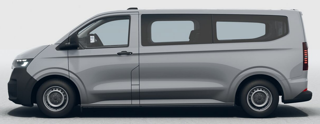 Volkswagen T7 Kombi Basis 2.0 TDI 110PS + LANGER RADSTAND, 1-Zonen-Klimaautomatik, Parksensoren hinten, Privacy-Glas, 70l-Tank, Radio 13" Wireless App-Connect, Tempomat, Digitales Cockpit, Keyless Start, Schiebetüre rechts 