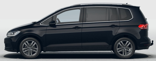 Volkswagen Touran - Special 1.5 TSI 150PS DSG, Metallic, 17"Alu, AHK SCHWENKBAR, Winter-Paket, Privacy-Glas, Elektr. Heckklappe, ACC, Alarm, NAVI DISCOVER, Park Assist+Parksensoren+Rückfahrkamera, 3-Z-Climatronic, Side Assist, LED-Scheinwerfer, Dachreling silber, M-Lederlenkrad