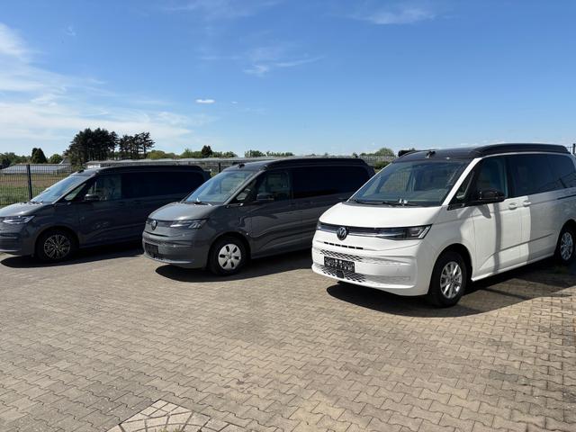 Volkswagen T7 California Ocean 2.0 TDI 150PS DSG, 16" Alu, ELEKTRISCHES Aufstelldach, Privacy-Glas, Climatronic, KÜCHE, Standheizung + FB, Sitzheizung, Park Assist, Parksensoren v/h, Kamera, IQ Light LED-MATRIX, Markise, Side ACC, Ganzjahresreifen, Radio 10" App-Connect 