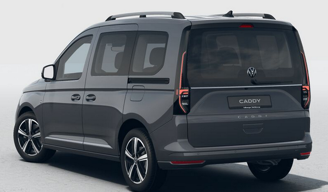 Volkswagen Caddy - Style 1.5 TSI 115PS DSG/AUTOMATIK, Pure-Grey, 17" Alu/Ganzjahresreifen, Winterpaket, ACC-Tempomat, Toter-Winkel, ParkAssist, Parksensoren vo/hi, Rückfahrkamera, Radio Ready2Discover 10" + Wireless AppConnect, Climatronic, Abgedunkelte Scheiben, M-Lederlenkrad