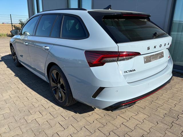 Skoda Octavia Combi RS 2.0 TSI 265PS DSG, 5Jahre Garantie, 18" Alu, Navi 13", Beheizte Frontscheibe, Elektr. Heckklappe, Kessy, Alarm, Climatronic, Sitzheizung, SunSet, Side Assist, FULL-LED-Scheinwerfer, Parksensoren vo/hi, Kamera, ACC Tempomat, Sport-M-Lederlenkrad beheizt 
