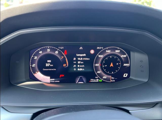 Cupra Leon Basis 1.5 TSI 150PS 6-Gang, 5 Jahre Garantie, 18" Alufelgen, Voll-LED-Scheinwerfer, 3Z-Climatronic, ACC/Tempomat, Digitales Cockpit, Full Link, Parksensoren v/h, Privacy-Glas, Multifunktions-Lederlenkrad, LED-Nebelscheinwerfer 