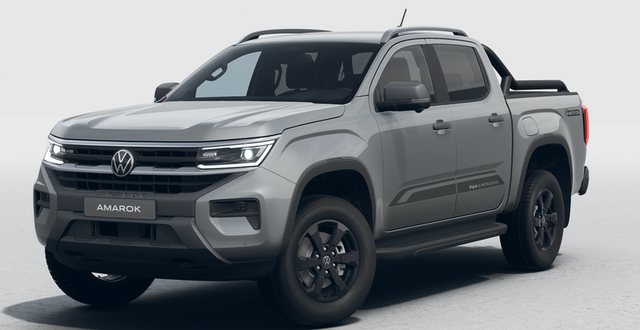 Volkswagen Amarok - PanAmericana 3.0 TDI V6 241PS AUTOMATIK, 5J GARANTIE, GRAU-Metallic, STANDHEIZUNG, AHK, HOHLRAUMKONSER., M-Lederlenkrad beheizt, ACC, 18" Alu, Lederpolster, Sitzheizung, Climatronic, IQ Light MATRIX, Privacy-Glas, Parksensoren vo/hi, Kamera, Navigation, Soundsystem