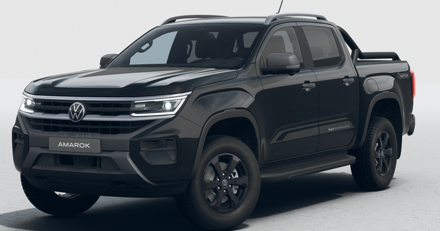 Volkswagen Amarok - PanAmericana 3.0 TDI V6 241PS AUTOMATIK, 5J GARANTIE, SCHWARZ-Metallic, STANDHEIZUNG, AHK, HOHLRAUMKONSER., M-Lederlenkrad beheizt, ACC, 18" Alu, Lederpolster, Sitzheizung, Climatronic, IQ Light MATRIX, Privacy-Glas, Parksensoren vo/hi, Kamera, Navigation, Soundsystem