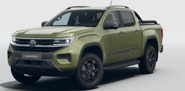 Volkswagen Amarok - PanAmericana 3.0 TDI V6 241PS AUTOMATIK, 5J GARANTIE, GREEN-Metallic, STANDHEIZUNG, AHK, HOHLRAUMKONSER., M-Lederlenkrad beheizt, ACC, 18" Alu, Lederpolster, Sitzheizung, Climatronic, IQ Light MATRIX, Privacy-Glas, Parksensoren vo/hi, Kamera, Navigation, Soundsystem