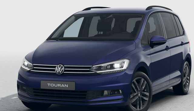 Volkswagen Touran - Limited 1.5 TSI 150 PS, 17" Alu, BLAU-Metallic, Winter-Paket, Elektr. Heckklappe, Keyless, Alarm, LED-Scheinwerfer IQ-Light, Travel Assist, Parksensoren vo/hi, Rückfahrkamera, ACC, M-Lederlenkrad, Digital Cockpit, 3-Zonen-Climatronic, Radio Ready2Discover 8"