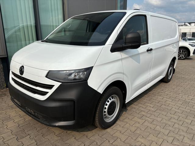 Volkswagen T7 Kastenwagen - Basis 2.0 TDI 150PS, Weiß, 2-Zonen-Klimautomatik, M-Lederlenkrad, Anhängerkupplung, Parksensoren vorn/hinten, Rückfahrkamera, Frontscheibe beheizbar, Ganzjahresreifen, Sitzpaket 46 (inkl. Sitzheizung), Reserverad, 70l Tank, Laderaumpaket