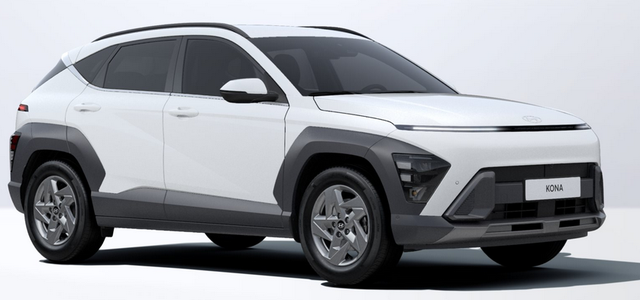 Hyundai KONA Smart 1.6 T-GDI 170PS 7DCT (AUTOMATIK) 4x2, 5J. Garantie, 17" Alu, NAVI 12,3", Winterpaket, 2-Zonen-Climatronic, Parksensoren vorn/hinten, Rückfahrkamera, BI-LED-Scheinwerfer, Key, Alarm, ACC Tempomat, Lederlenkrad 