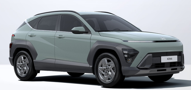 Hyundai KONA Smart 1.6 T-GDI 170PS 7DCT (AUTOMATIK) 4x2, 5J. Garantie, 17" Alu, NAVI 12,3", Winterpaket, 2-Zonen-Climatronic, Parksensoren vorn/hinten, Rückfahrkamera, BI-LED-Scheinwerfer, Key, Alarm, ACC Tempomat, Lederlenkrad 