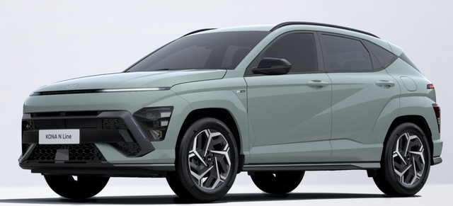 Hyundai KONA - N Line 1.6 T-GDI 170PS 7DCT (AUTOMATIK) 4x2, 5J. Garantie, 18" Alu, Abgedunkelte Scheiben hinten, NAVI 12,3", Winterpaket, 2-Zonen-Climatronic, Parksensoren vorn/hinten, Rückfahrkamera, BI-LED-Scheinwerfer, Smart Key, Alarm, ACC Tempomat, Lederlenkrad