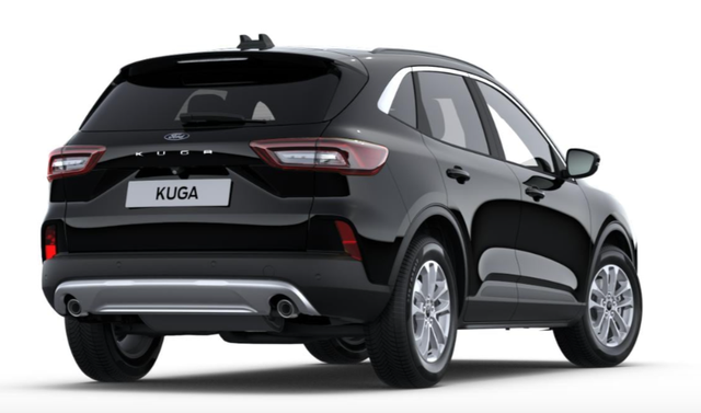 Ford Kuga Titanium 1.5 EcoBoost 186PS AUTOMATIK, Schwarz-Metallic, Winter-Paket, 5 Jahre Garantie, 17" Alu + Allwetterreifen, Navigation 13"-Display, Parksensoren vorne/hinten, Rückfahrkamera, Climatronic, Privacy-Glas, Key-Free-System, Tempomat, LED-Scheinwerfer 