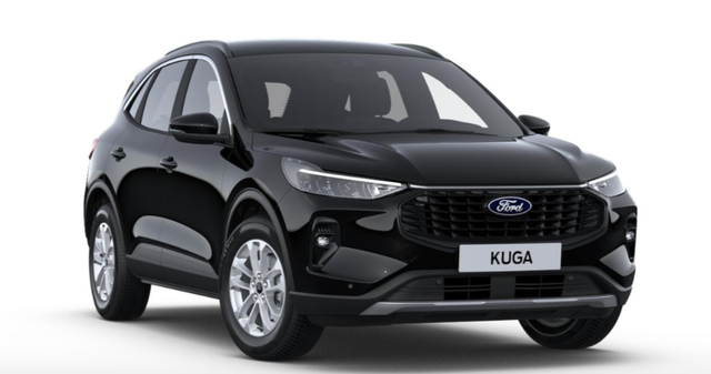 Ford Kuga - Titanium 1.5 EcoBoost 186PS AUTOMATIK, Schwarz-Metallic, Winter-Paket, 5 Jahre Garantie, 17" Alu + Allwetterreifen, Navigation 13"-Display, Parksensoren vorne/hinten, Rückfahrkamera, Climatronic, Privacy-Glas, Key-Free-System, Tempomat, LED-Scheinwerfer