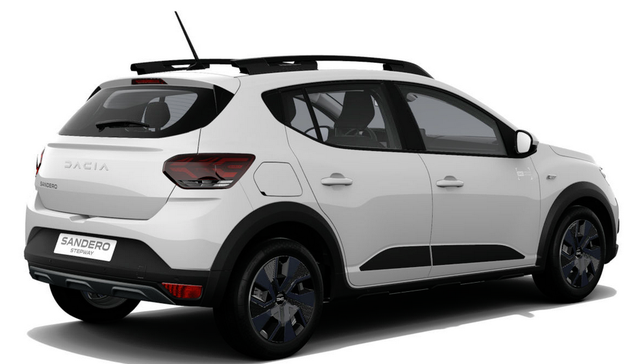 Dacia Sandero Stepway Expression 1.0 ECO-G100 LPG-GASANLAGE/BENZIN, Weiß, MEDIA NAVIGATION 8", Parksensoren vorn & hinten, Rückfahrkamera, Toter-Winkel-Warner, Klimaanlage, Tempomat, Dachreling, Lederlenkrad, 4x elektr. Fensterheber, Armlehne, Spiegel einstell-/beheizbar 