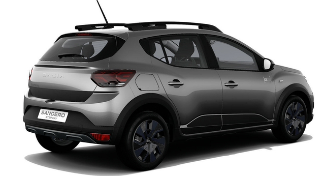 Dacia Sandero Stepway Expression 1.0 ECO-G100 LPG-GASANLAGE/BENZIN, GRAU-MET, MEDIA NAVIGATION 8", Parksensoren vorn & hinten, Rückfahrkamera, Toter-Winkel-Warner, Klimaanlage, Tempomat, Dachreling, Lederlenkrad, 4x elektr. Fensterheber, Armlehne, Spiegel einstell-/beheizbar 