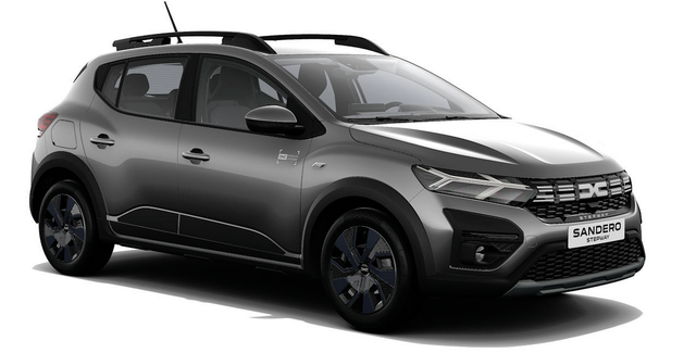 Dacia Sandero Stepway - Expression 1.0 ECO-G100 LPG-GASANLAGE/BENZIN, GRAU-MET, MEDIA NAVIGATION 8", Parksensoren vorn & hinten, Rückfahrkamera, Toter-Winkel-Warner, Klimaanlage, Tempomat, Dachreling, Lederlenkrad, 4x elektr. Fensterheber, Armlehne, Spiegel einstell-/beheizbar