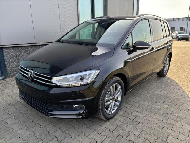Volkswagen Touran 1.5 TSI 150PS ; 5-SITZER, Schwarz-Met, 17" Alu, Sitzheizung, Elektr. Heckklappe, Keyless, Alarm, IQ-LIGHT LED-Scheinwerfer, Parksensoren v/h, Rückfahrkamera, ACC Tempomat, M-Lederlenkrad, Digitales Cockpit, 3-Zonen-Climatronic, Wireless App-Connect 