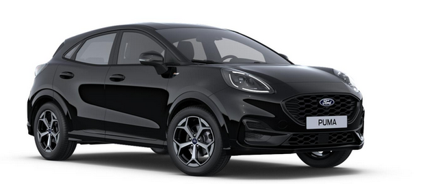 Ford Puma ST-Line 1.0 EcoBoost 125PS AUTOMATIK, AGATE-BLACK Metallic, 17" Alu, NAVIGATION, Klimaautomatik, Privacy-Glas, Parksensoren hinten, Rückfahrkamera, Tempomat, Sportfahrwerk 