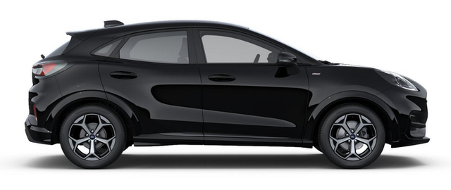 Ford Puma ST-Line 1.0 EcoBoost 125PS AUTOMATIK, AGATE-BLACK Metallic, 17" Alu, NAVIGATION, Klimaautomatik, Privacy-Glas, Parksensoren hinten, Rückfahrkamera, Tempomat, Sportfahrwerk 