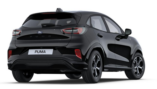 Ford Puma ST-Line 1.0 EcoBoost 125PS AUTOMATIK, AGATE-BLACK Metallic, 17" Alu, NAVIGATION, Klimaautomatik, Privacy-Glas, Parksensoren hinten, Rückfahrkamera, Tempomat, Sportfahrwerk 