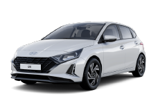 Hyundai i20 - Comfort 1.2i 79PS, Sonderfarbe ATLAS-WHITE, DESIGN-PACK: 16" ALUFELGEN + LED, 5 Jahre Garantie, NAVIGATION 10,25", Klima, Parksensoren hinten, Rückfahrkamera, Alarm, Lederlenkrad, Tempomat, Armlehne vorne, Reserverad, 4x elektr. Fensterheber, Fernlicht-Assistent
