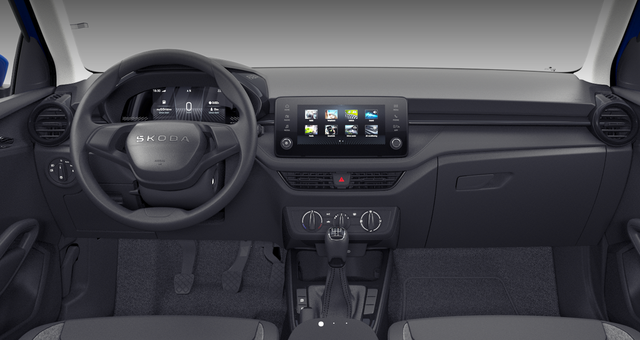 Skoda Fabia Drive 130 1.0 80PS, 5 Jahre Garantie, Energy-Blau, Klimaanlage, Parksensoren hinten, Infotainment 8", Virtual Cockpit, LED-Scheinwerfer, Nebelscheinwerfer, Wireless SmartLink (Navi-Funktion über Smartphone), Armlehne vorn, Fußmatten 
