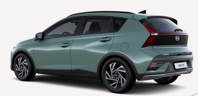 Hyundai BAYON - (auf Wunsch KOSTENLOSE LIEFERUNG) 1.0 T-GDI 100PS AUTOMATIK, Winter-Paket, NAVIGATION, Lederlenkrad, Klimaanlage, 16" Alufelgen, Tempomat, Alarmanlage, Parksensoren hinten, Rückfahrkamera